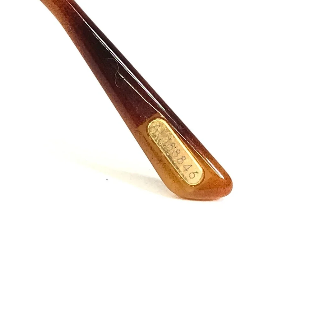 Augar Eyeglasses Frames HT51 CHAMPAGNE Brown Gold 22KT GP Gold Plated 52-19-140